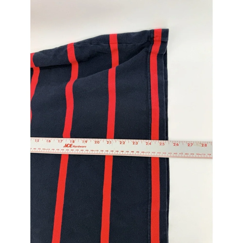 Ambercrombie‎ Kids Boys Large Long Sleeve Muscle Blue And Red Stripped Shirt